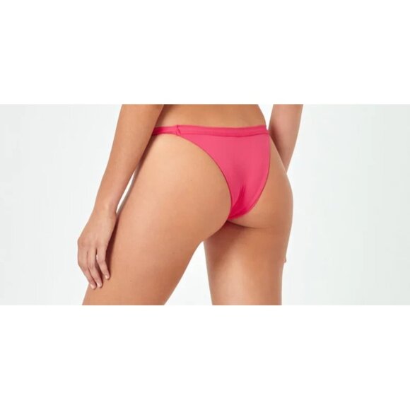 L Space Womens Camdyn Bikini Bottom Bitsy Hot Pink Size L - Picture 3 of 10
